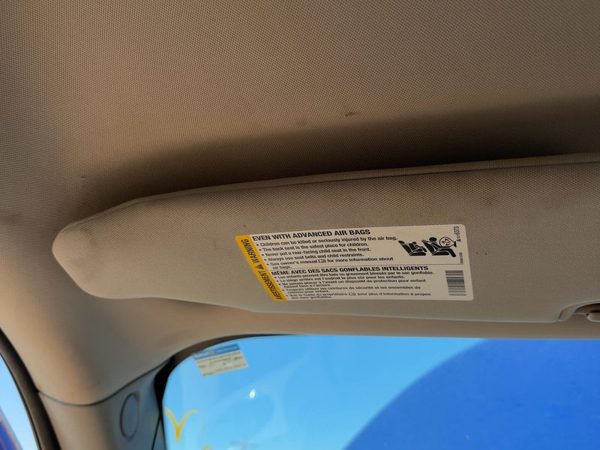 2006-2011 Chevy Hhr Driver Left Sun Visor Oem Gray 14B 25788231 — photo 3