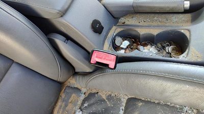 05-10 Vw Jetta Passenger Right Front Seat Belt Buckle Receiver Oem Gray