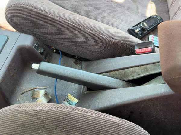1986-1989 Honda Accord Lx Parking Brake Handle Assembly Oem Emergency Ebrake — photo 3