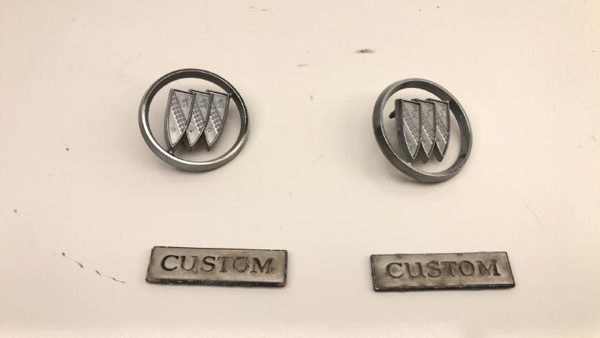 1978 Buick Lesabre Sail Panel Emblems Quarter Panel Emblem (Custom) Set Oem — photo 2
