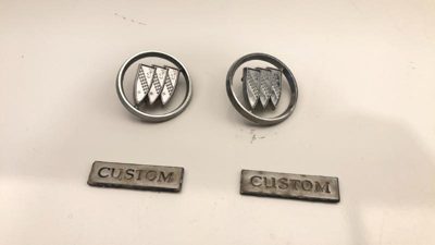 1978 Buick Lesabre Sail Panel Emblems Quarter Panel Emblem (Custom) Set Oem