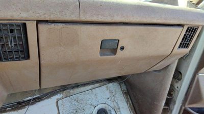 1987-1991 Ford F150 Glove Box Assembly Complete Door With Latch Oem Brown