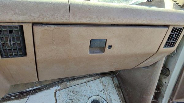 1987-1991 Ford F150 Glove Box Assembly Complete Door With Latch Oem Brown — photo 2