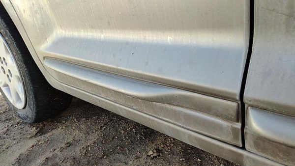 02-05 Pt Cruiser Passenger Right Rear Moulding From Door Back Trim Light Almond — photo 2