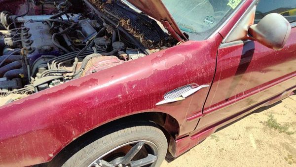 1994-1997 Honda Accord Driver Left Front Fender Oem Red 4790721 — photo 6
