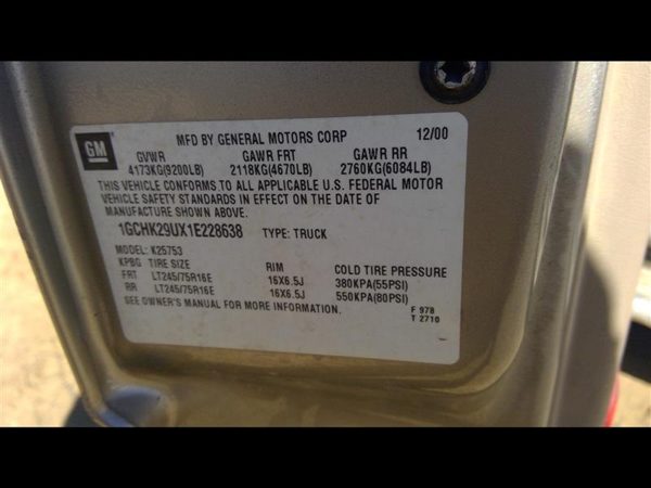 2001 Chevy Silverado 2500 — vehicle photo 6