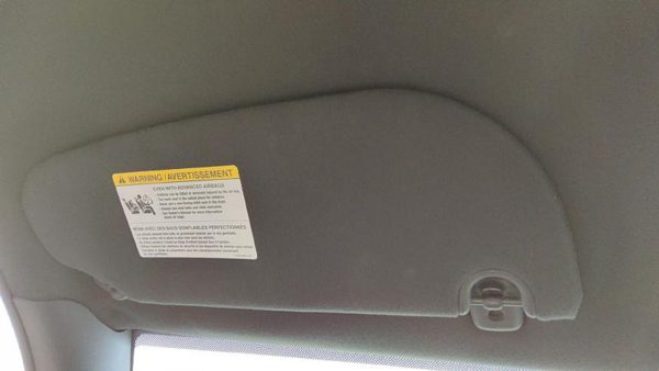 2003-2005 Ford Crown Vic Driver Left Sun Visor Oem Black 4W7z5404105cac — photo 1