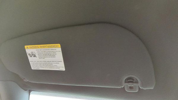 2003-2005 Ford Crown Vic Driver Left Sun Visor Oem Black 4W7z5404105cac — photo 3