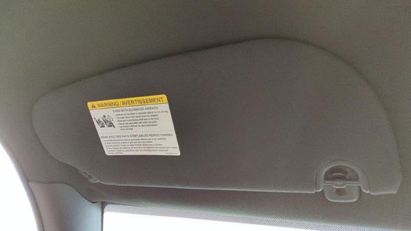 2003-2005 Ford Crown Vic Driver Left Sun Visor Oem Black 4W7z5404105cac — photo 2