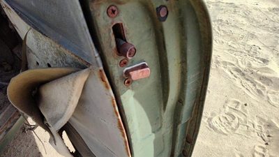 53-54 Chevy Bel Air 150 Sedan Passenger Right Front Door Latch With Rods/Cables