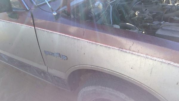 1981-1987 Isuzu Pup Pickup Passenger Right Front Fender Oem Red 94446989 — photo 6