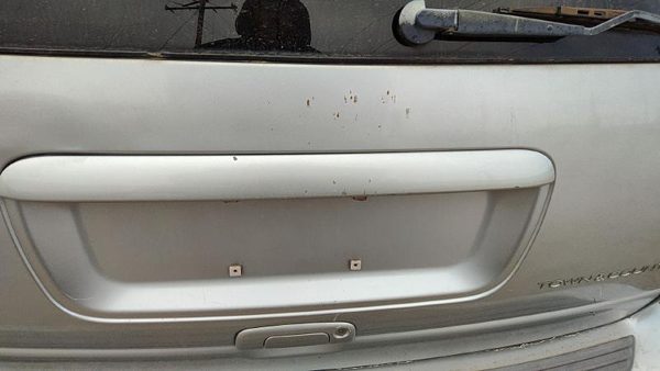2000 Chrysler Town & Country License Plate Trim Surround Panel Tail Trunk Finish — photo 4