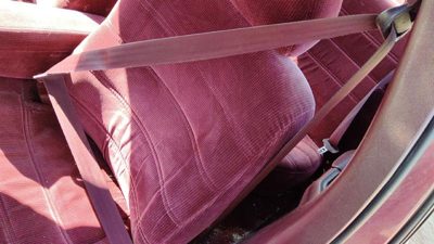 1995-1999 Chevy Lumina Driver Left Front Seat Belt Retractor Oem Shoulder Red