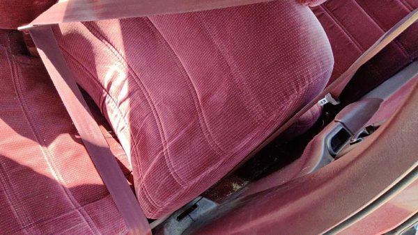 1995-1999 Chevy Lumina Driver Left Front Seat Belt Retractor Oem Shoulder Red — photo 4