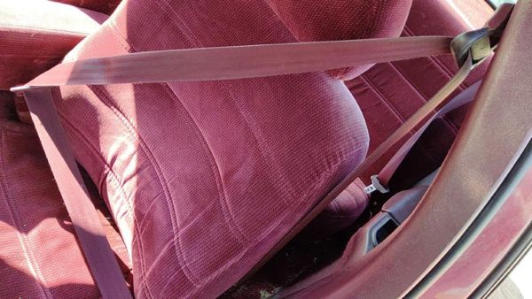 1995-1999 Chevy Lumina Driver Left Front Seat Belt Retractor Oem Shoulder Red — photo 2