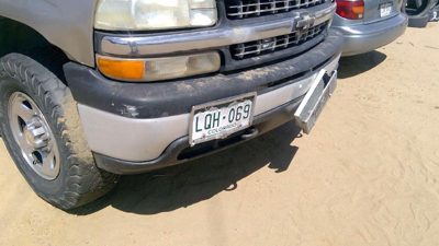 1999 Chevy Silverado 1500 Front Bumper Assy. Pewter 11U