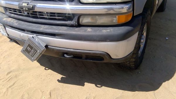 1999 Chevy Silverado 1500 Front Bumper Assy. Pewter 11U — photo 8