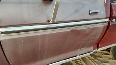 1978-1979 Ford F150 Driver Left Front Upper Moulding From Door Oem Trim Strip