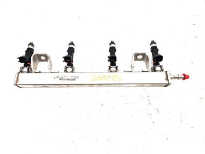 2008-2011 Ford Focus Complete Fuel Rail With Injectors Set Loaded Oem 2.0L