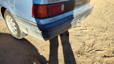 1988-1989 Honda Civic Rear Bumper Cover Assembly Oem Back Sedan 2716082