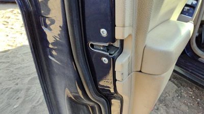 2012-2015 Mercedes C300 Driver Left Front Door Latch With Rods/Cables Oem