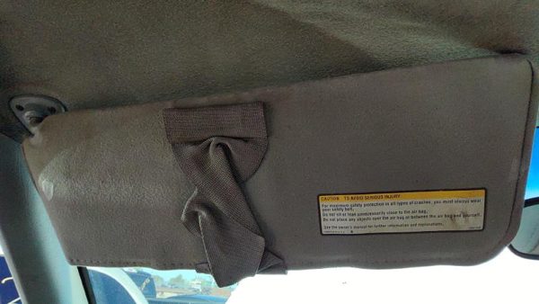 1995-1998 Chevy Silverado 1500 Driver Left Sun Visor Oem Gray — photo 5