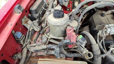 1993-1995 Nissan Pathfinder Power Steering Fluid Remote Reservoir Tank Oem 3.0L