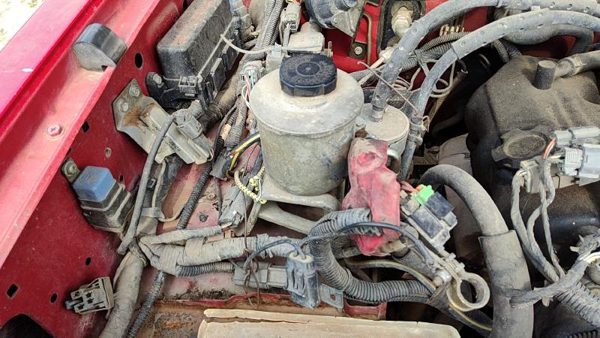1993-1995 Nissan Pathfinder Power Steering Fluid Remote Reservoir Tank Oem 3.0L — photo 1
