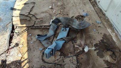 1981-1990 Dodge Ram W250 Driver Left Front Seat Belt Buckle Receiver Oem Blue