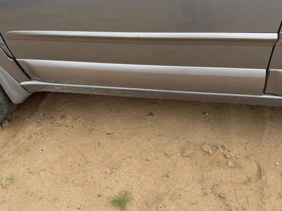 05-09 Legacy Outback Driver Left Front Lower Moulding From Door Oem Silver Slq
