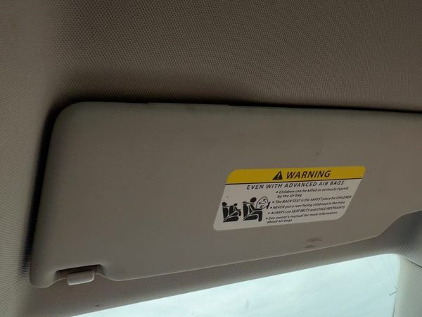 2011-2018 Vw Jetta Passenger Right Sun Visor Oem Black 5C6857552A2F4 — photo 4