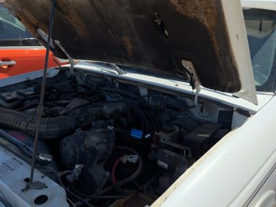 1993-1998 Ford Ranger Pair Of Hood Hinges Right Left Set Assembly Oem White Yz