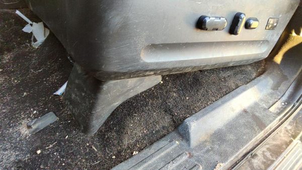 08 Expedition Driver Left Side Power Seat Switch With Trim Panel 1W Black/Camel — photo 3