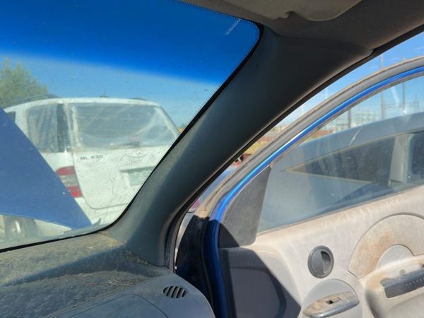 2004 Chevy Aveo Passenger Right A Pillar Trim Windshield Post Panel Oem Gray 82C — photo 2
