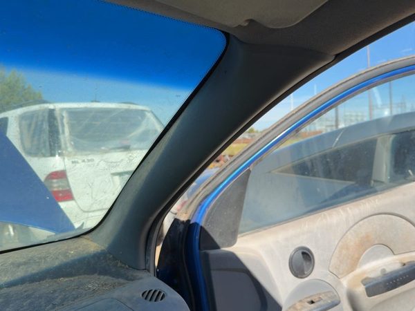 2004 Chevy Aveo Passenger Right A Pillar Trim Windshield Post Panel Oem Gray 82C — photo 3