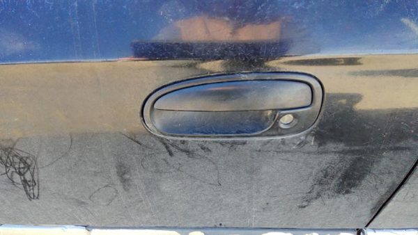1996-2000 Honda Civic Driver Left Front Outside Door Handle Oem Black Coupe — photo 1