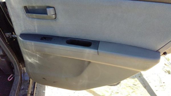 07-09 Sentra Passenger Right Rear Door Trim Panel With Switches Back Charcoal W — photo 5
