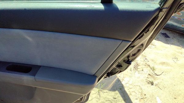 07-09 Sentra Passenger Right Rear Door Trim Panel With Switches Back Charcoal W — photo 2