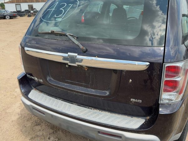 2006 Chevrolet Equinox Trunk/decklid/hatch/tailgate Black Amethyst 71U — photo 3