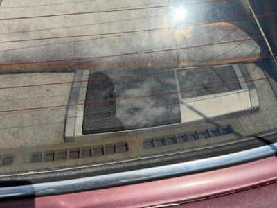 1985-1988 Nissan Maxima Sedan Passenger Right Rear Speaker Grill Cover Panel OEM