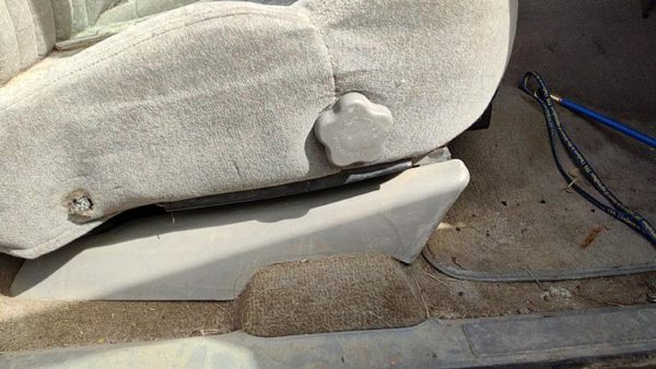 1999-2003 S10 Blazer Passenger Right Side Seat Trim Panel Oem Gray 92H — photo 1
