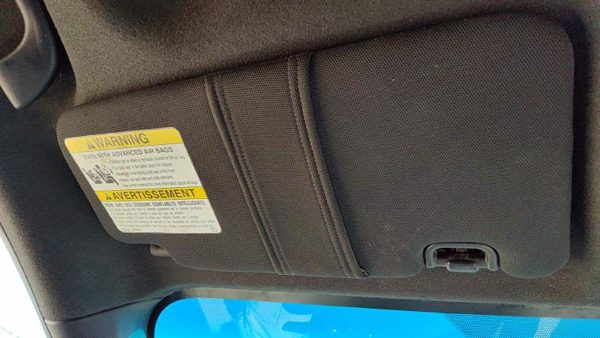 2015-2021 Subaru Wrx Driver Left Sun Visor Oem Cbl30 Carbon Black 92011Va230jc — photo 3