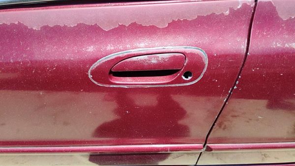 1994-1997 Honda Accord Driver Left Rear Outside Door Handle Oem Back Red — photo 2