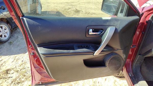 08-13 Nissan Rogue Driver Left Front Door Trim Panel With Master Switch G Black — photo 1