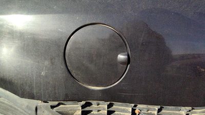10-12 Fusion Fuel Tank Door With Hinge Gas Lid Filler Uh Tuxedo Black Metallic