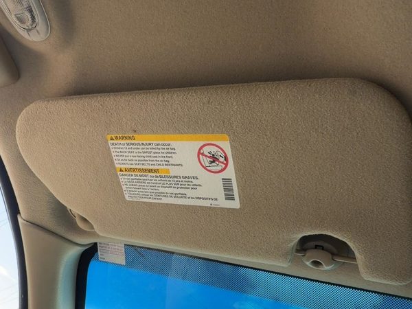 2004 Buick Rainier Driver Left Sun Visor Oem Tan 332 15194824 — photo 5