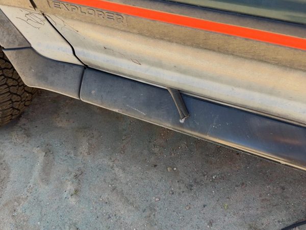 91-94 Ford Explorer 2 Dr Driver Left Lower Rocker Panel Moulding Side Skirt OEM — photo 4