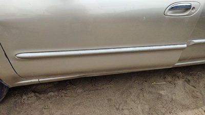2000-2001 Nissan Maxima Driver Left Front Moulding From Door Oem Trim Strip Gold