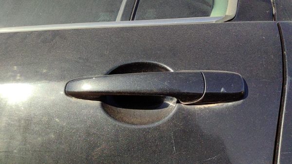06-12 Fusion Driver Left Rear Outside Door Handle Back Uh Tuxedo Black Metallic — photo 4