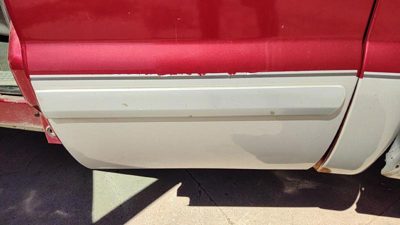 2001-03 F250 Super Duty Driver Left Rear Moulding From Door Oem Back Trim Strip